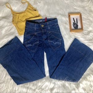 Vintage guess flared jeans